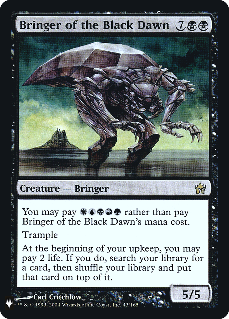 {R} Bringer of the Black Dawn [Mystery Booster][LS 5DN 043]
