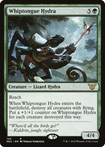 {R} Whiptongue Hydra [Kamigawa: Neon Dynasty Commander][NEC 134]