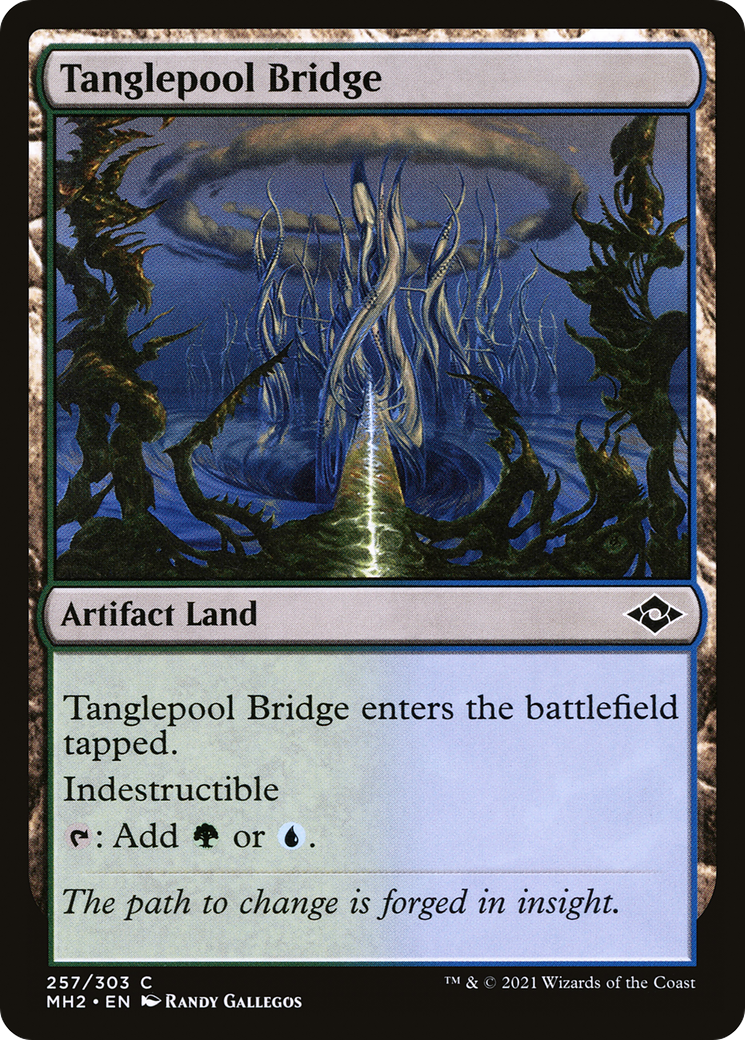 {C} Tanglepool Bridge (Foil) [Modern Horizons 2] [MH2 257]