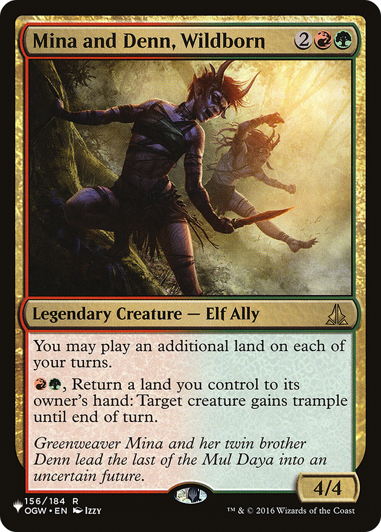 Mina and Denn, Wildborn [LIST 156/184]
