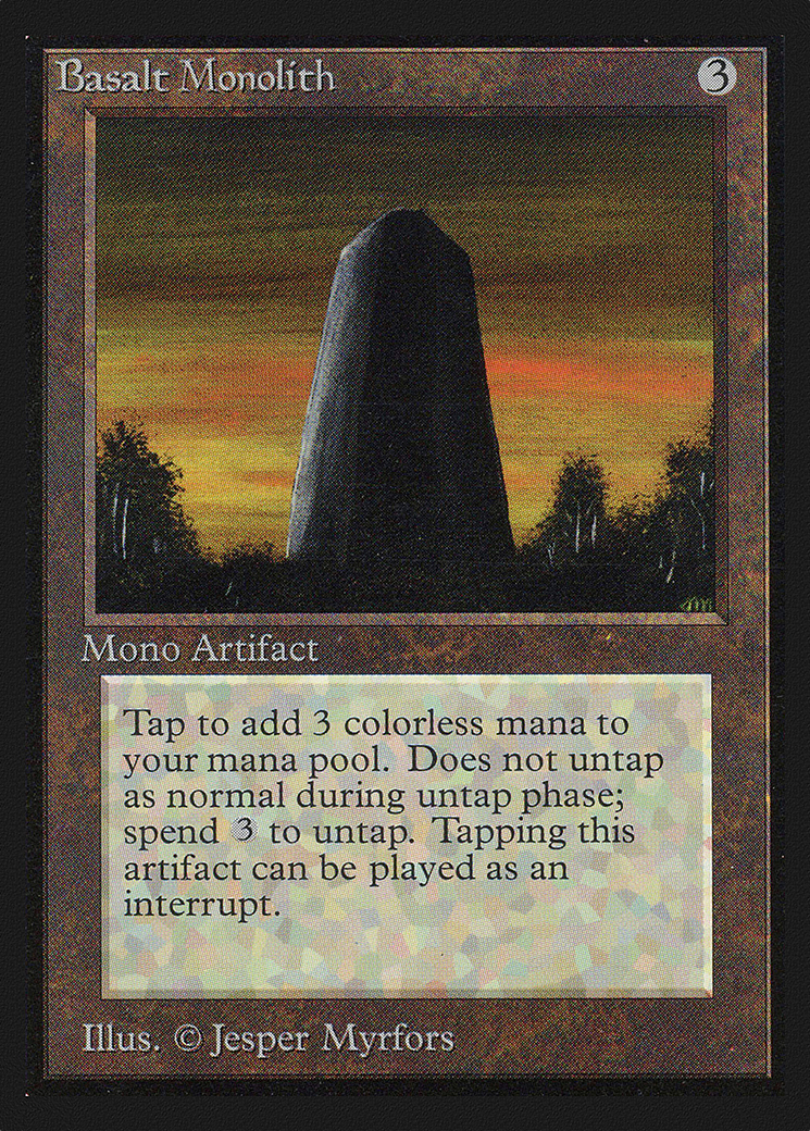 {C} Basalt Monolith [International Collectorsâ Edition][GB CEI 232]