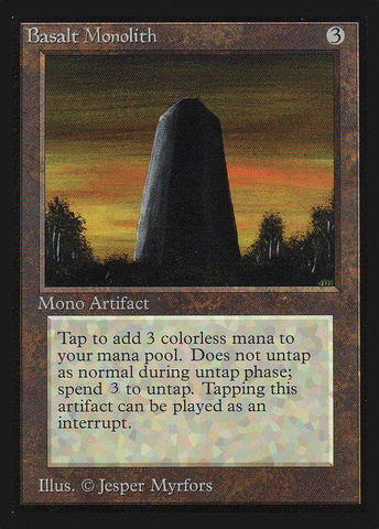 {C} Basalt Monolith [International Collectorsâ Edition][GB CEI 232]