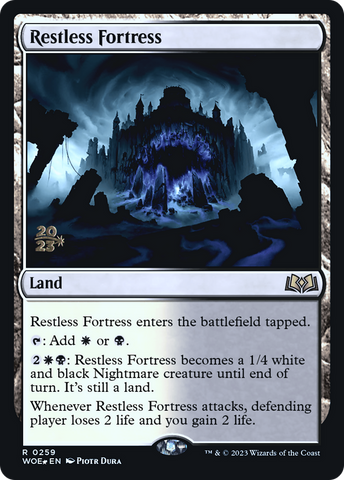 {@R} Restless Fortress [Wilds of Eldraine Prerelease Promos][PR WOE 259]