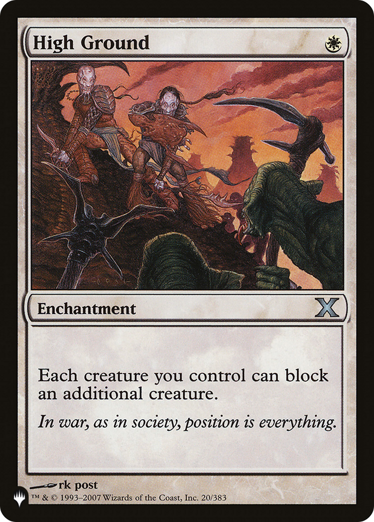 {C} High Ground [LIST 10E-20]