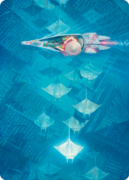 {A} Discover the Impossible Art Card [Kamigawa: Neon Dynasty Art Series][ANEO 043]