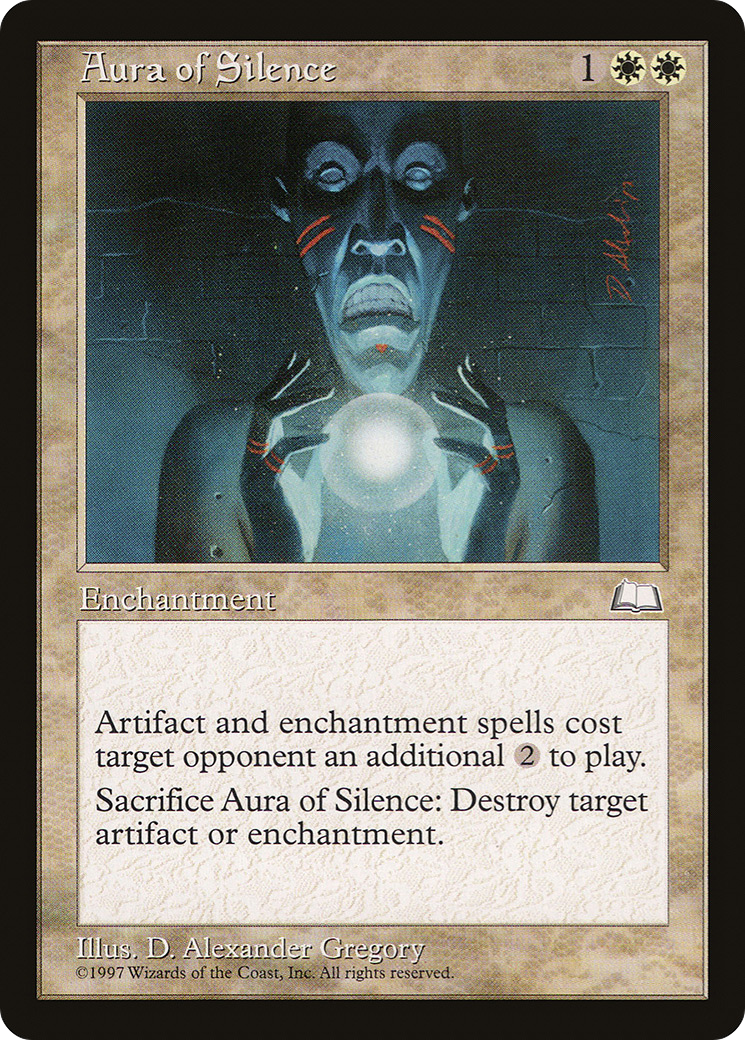{C} Aura of Silence [Weatherlight][WTH 007]
