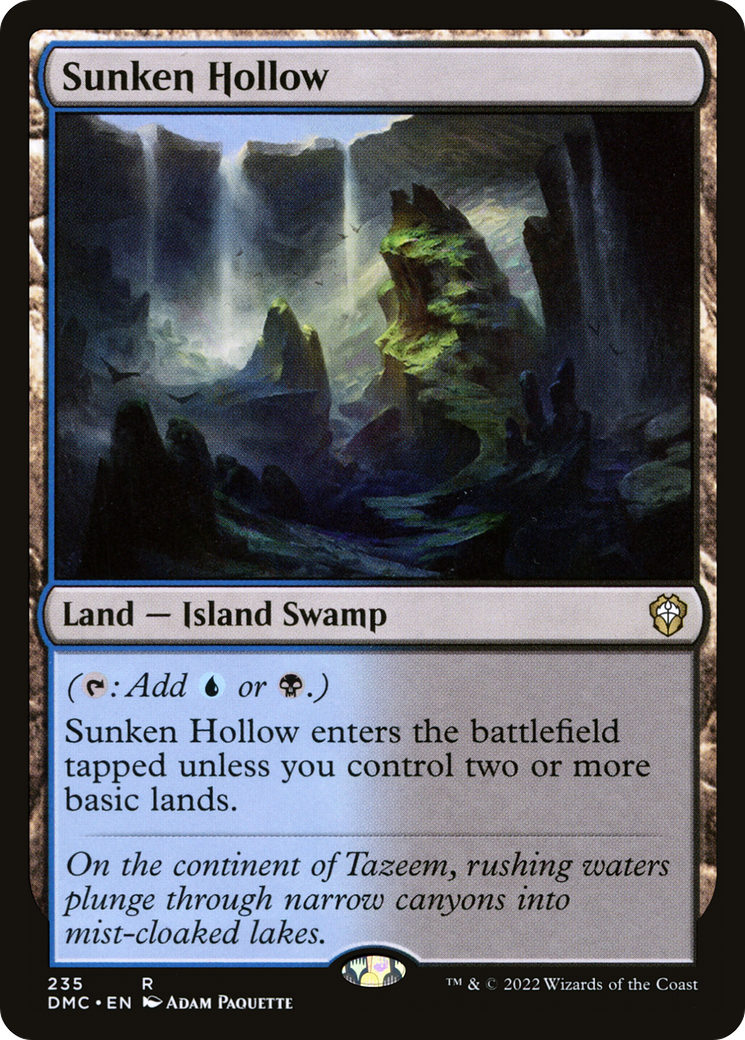 {R} Sunken Hollow [Dominaria United Commander][DMC 235]