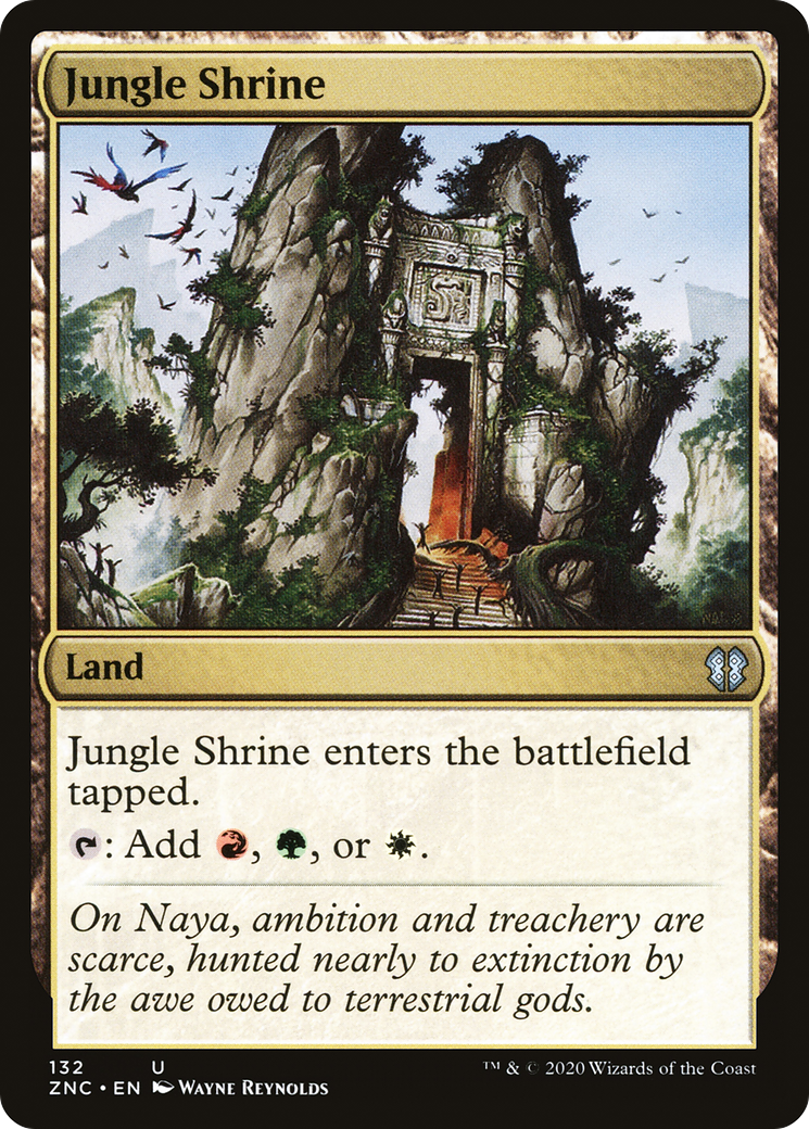 {C} Jungle Shrine [Zendikar Rising Commander][ZNC 132]