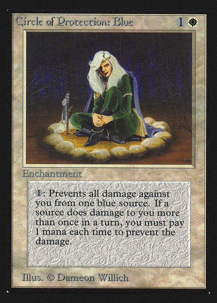 {C} Circle of Protection: Blue [CollectorsÃ¢Â€Â™ Edition][GB CED 011]