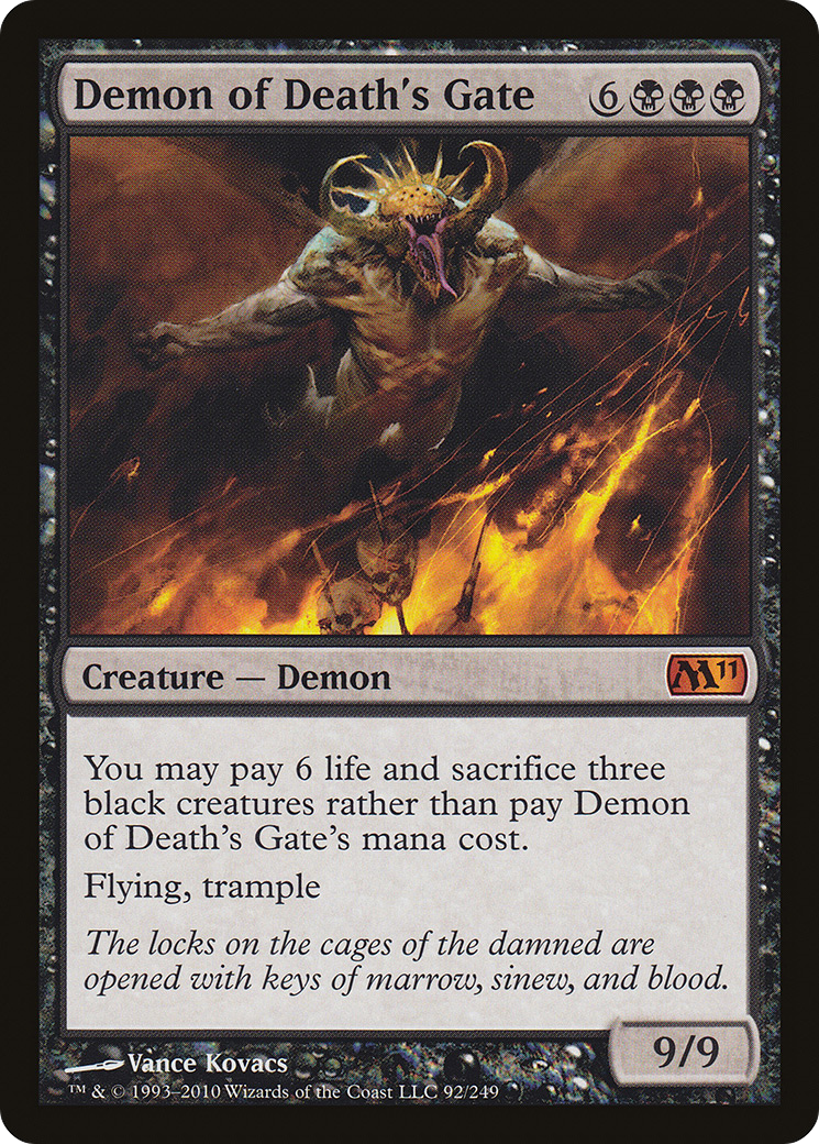 {R} Demon of Death's Gate [Magic 2011][M11 092] - Misty Mountain Games