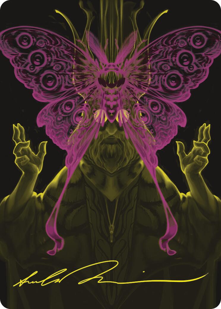 {A} Victor, Valgavoth's Seneschal Art Card (44/54) (Gold-Stamped Signature) [Duskmourn: House of Horror Art Series][GS ADSK 044]