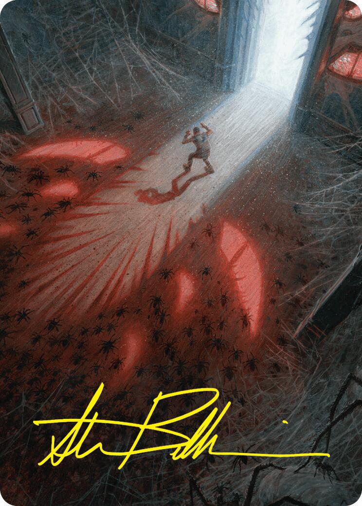 {A} Fear My Authority Art Card (Gold-Stamped Signature) [Duskmourn: House of Horror Art Series][GS ADSK 049]