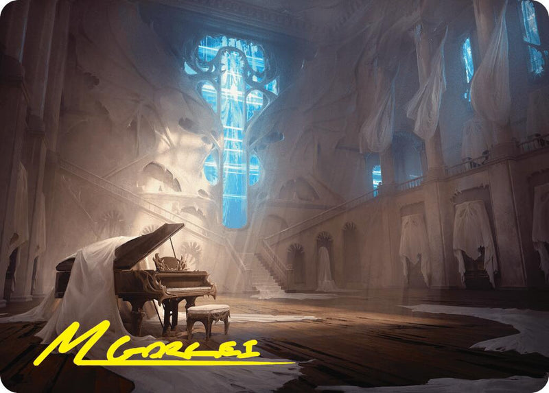 {A} Plains Art Card (Gold-Stamped Signature) [Duskmourn: House of Horror Art Series][GS ADSK 029]
