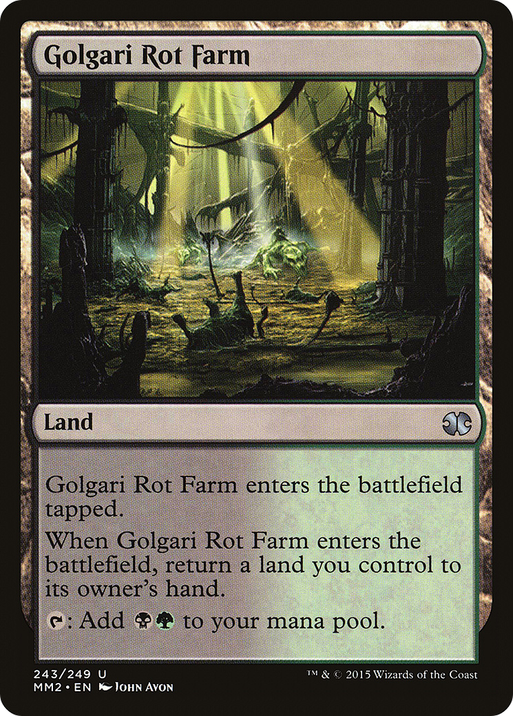 {C} Golgari Rot Farm [Modern Masters 2015][MM2 243]