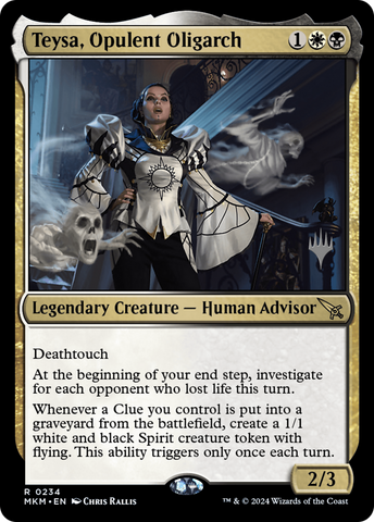 {R} Teysa, Opulent Oligarch (Promo Pack) [Murders at Karlov Manor Promos][PP MKM 234]