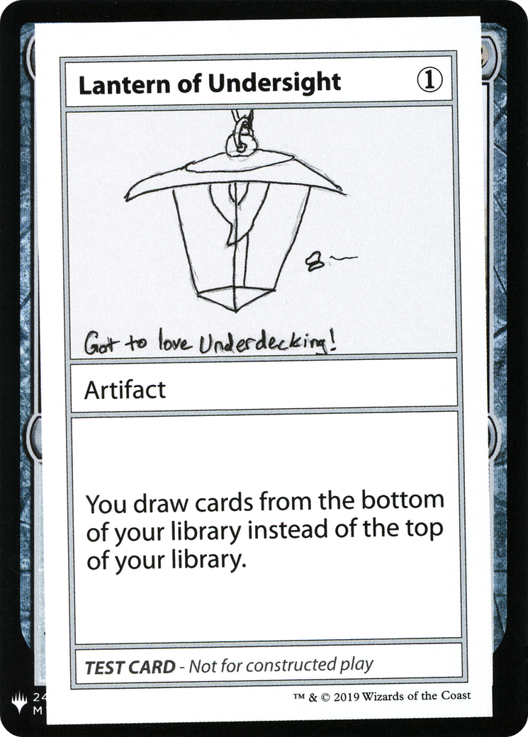 {R} Lantern of Undersight [Mystery Booster Playtest Cards][CON CMB1 106]