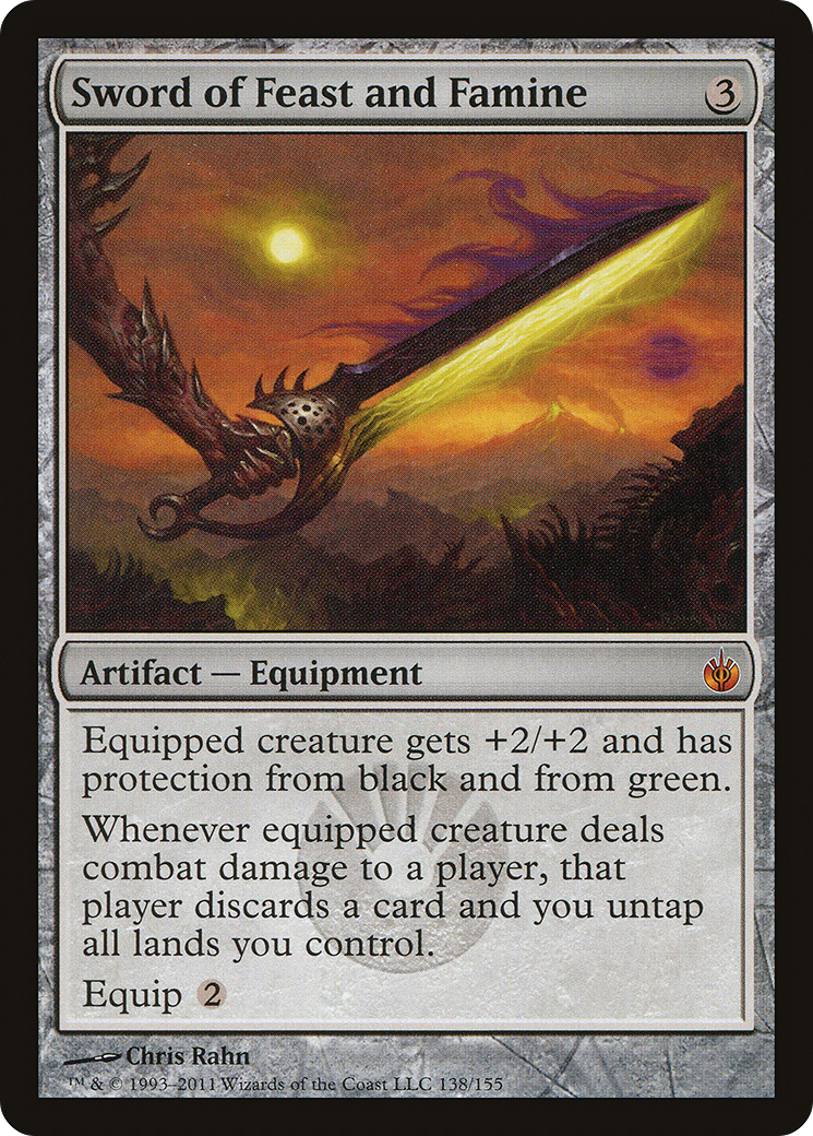 {R} Sword of Feast and Famine [Mirrodin Besieged][MBS 138] - Misty Mountain Games