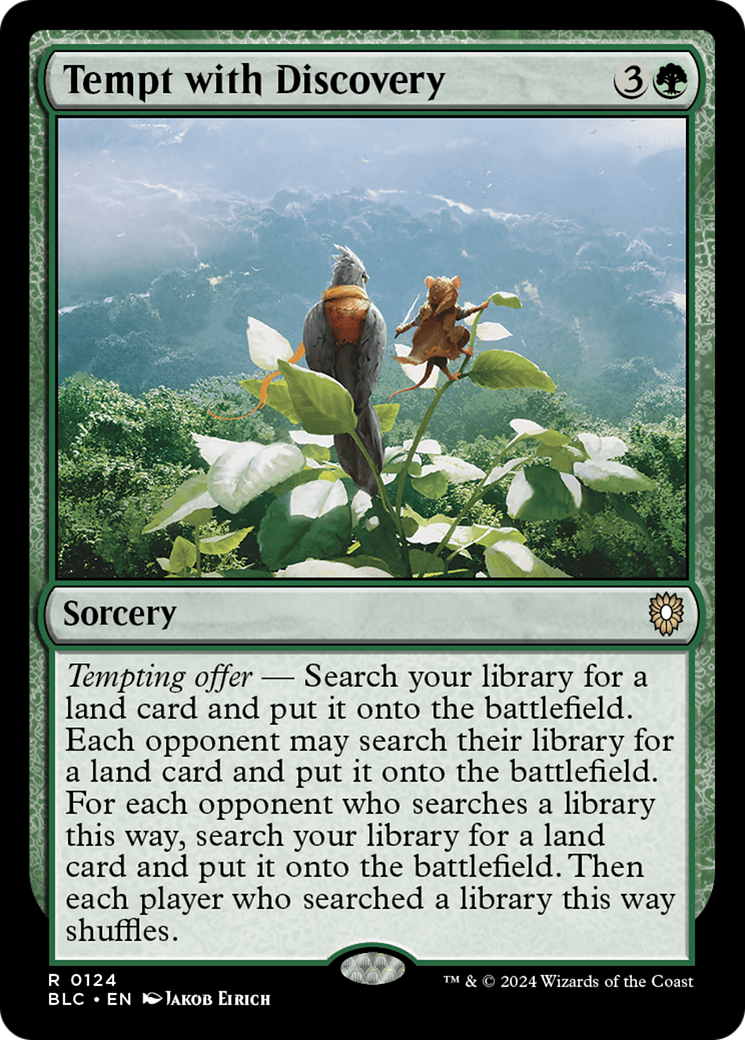 {R} Tempt with Discovery [Bloomburrow Commander][BLC 124]