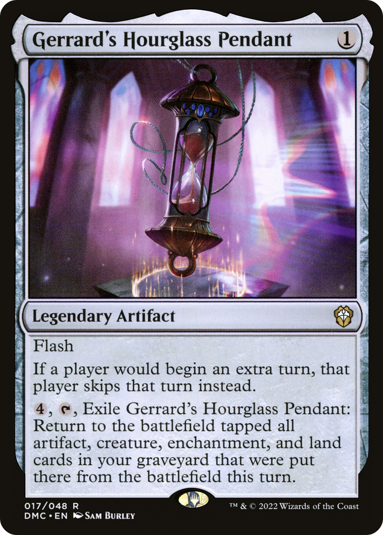 {R} Gerrard's Hourglass Pendant [Dominaria United Commander][DMC 017]