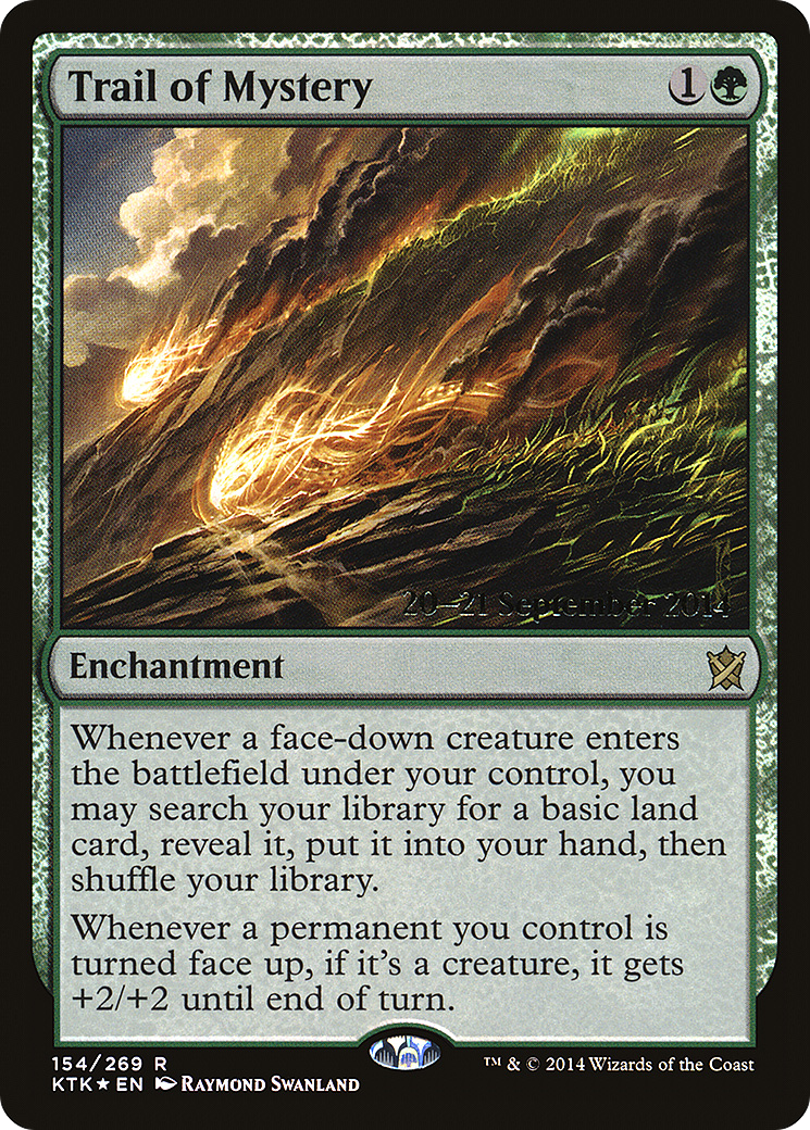 {R} Trail of Mystery [Khans of Tarkir Prerelease Promos][PR KTK 154]