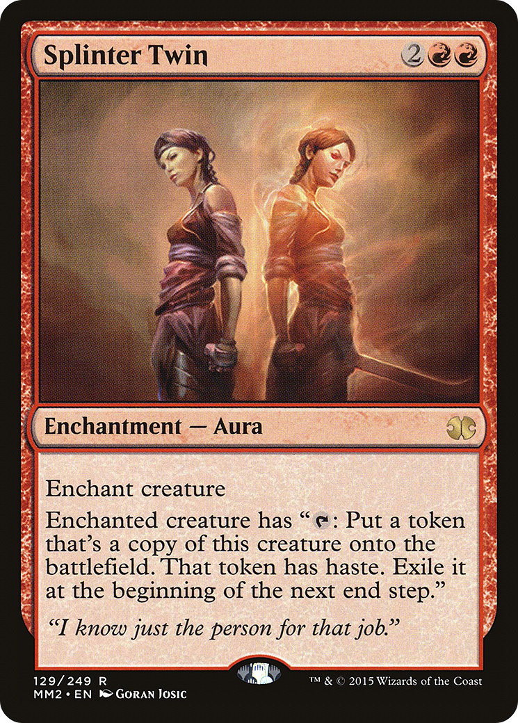 {R} Splinter Twin [Modern Masters 2015][MM2 129]