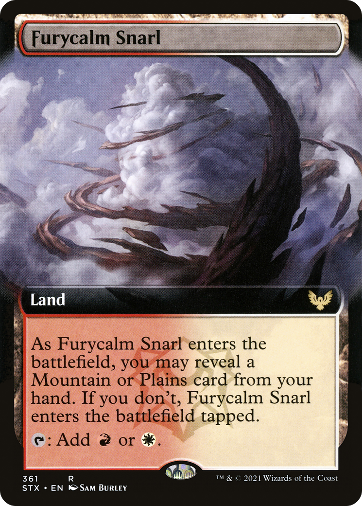 {R} Furycalm Snarl (Extended Art) [Strixhaven: School of Mages][STX 361]