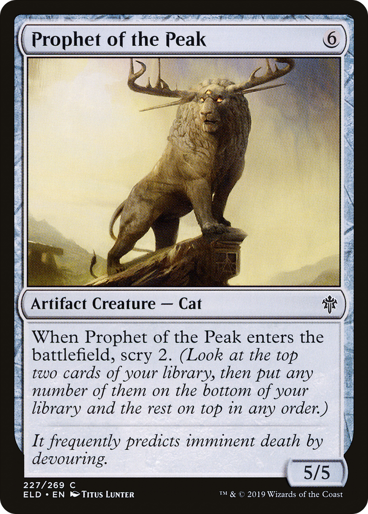 {C} Prophet of the Peak [Throne of Eldraine][ELD 227]