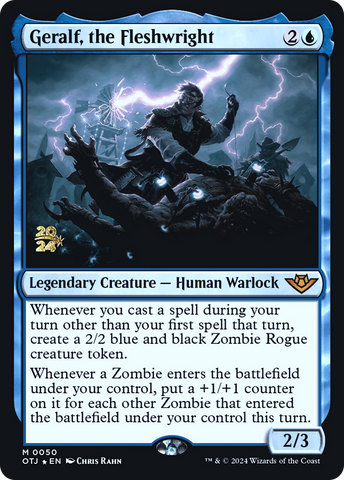 {@R} Geralf, the Fleshwright [Outlaws of Thunder Junction Prerelease Promos][PR OTJ 050]