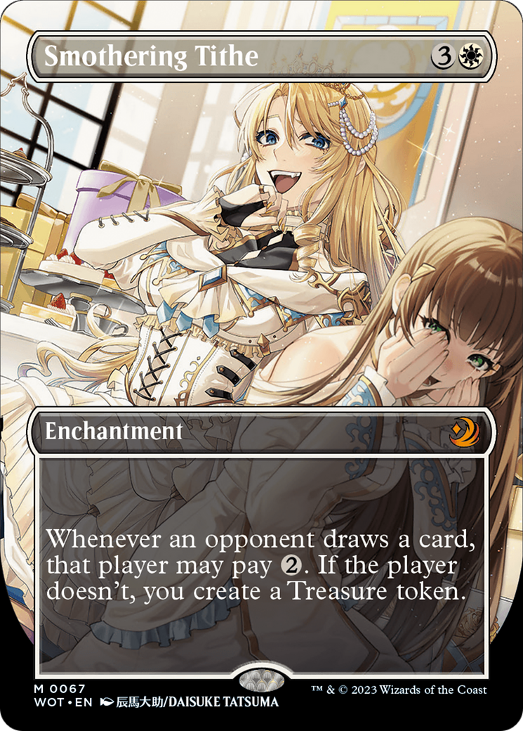 {R} Smothering Tithe (Anime Borderless) [Wilds of Eldraine: Enchanting Tales][WOT 067] - Misty Mountain Games