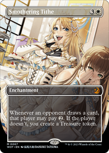 {R} Smothering Tithe (Anime Borderless) [Wilds of Eldraine: Enchanting Tales][WOT 067] - Misty Mountain Games