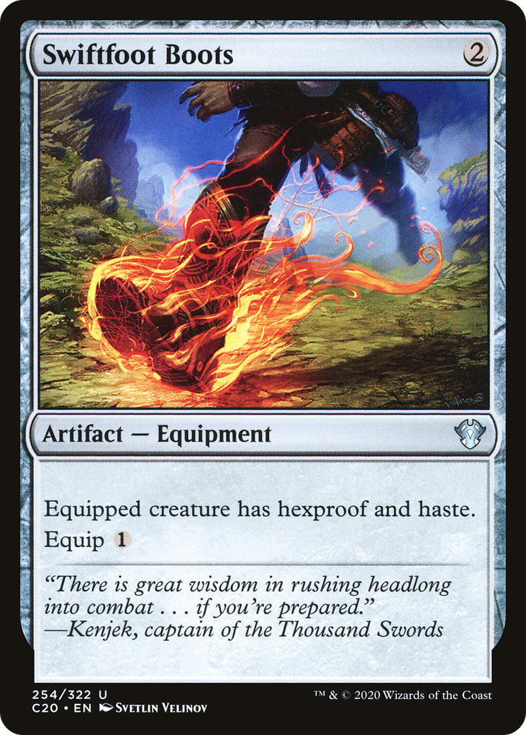 {C} Swiftfoot Boots [Commander 2020][C20 254]