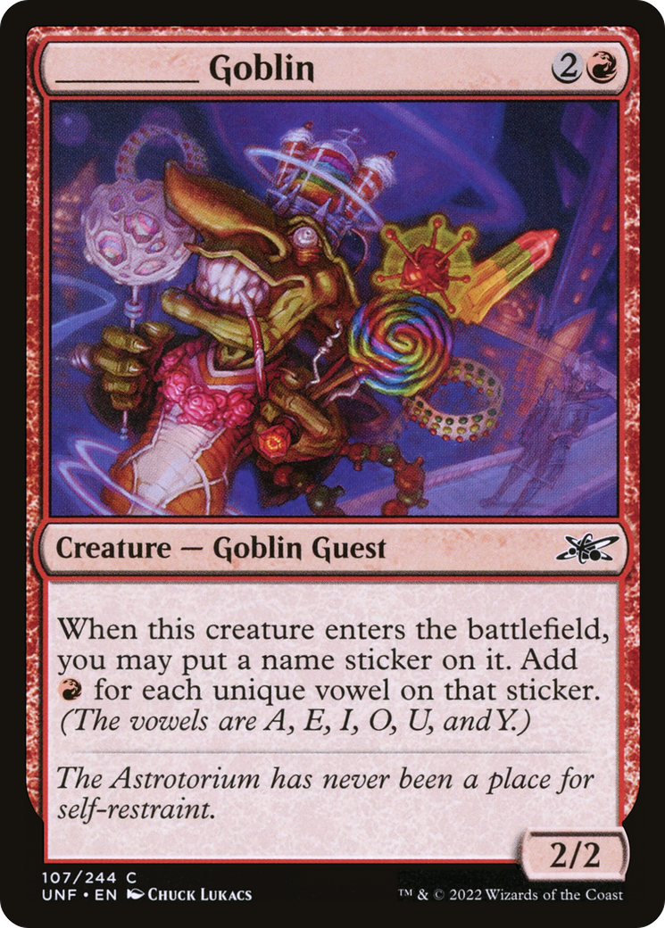 {C} _____ Goblin [Unfinity][UNF 107]