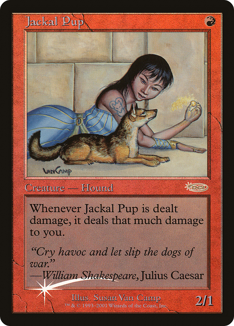 {R} Jackal Pup [Friday Night Magic 2001][PA F01 008] - Misty Mountain Games