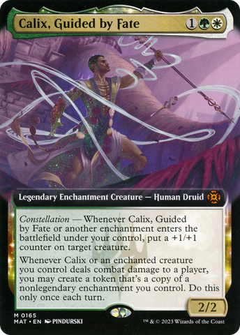 {R} Calix, Guided by Fate (Extended Art) [March of the Machine: The Aftermath][MAT 165]