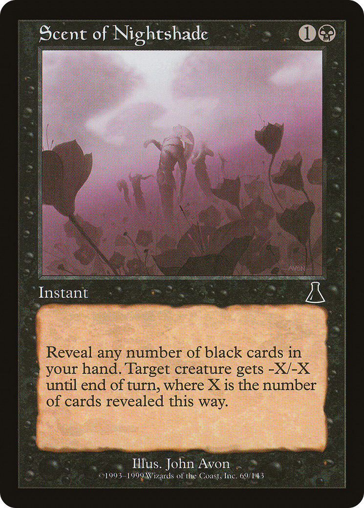 {C} Scent of Nightshade [Urza's Destiny][UDS 069] - Misty Mountain Games