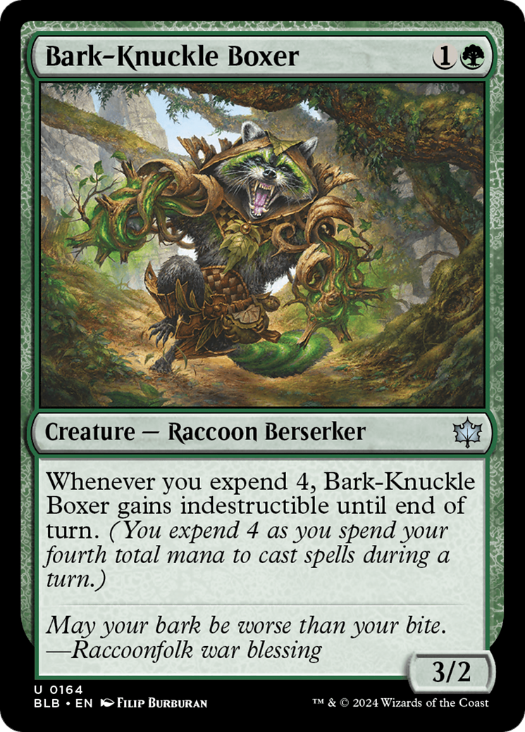 {@C} Bark-Knuckle Boxer [Bloomburrow][BLB 164]