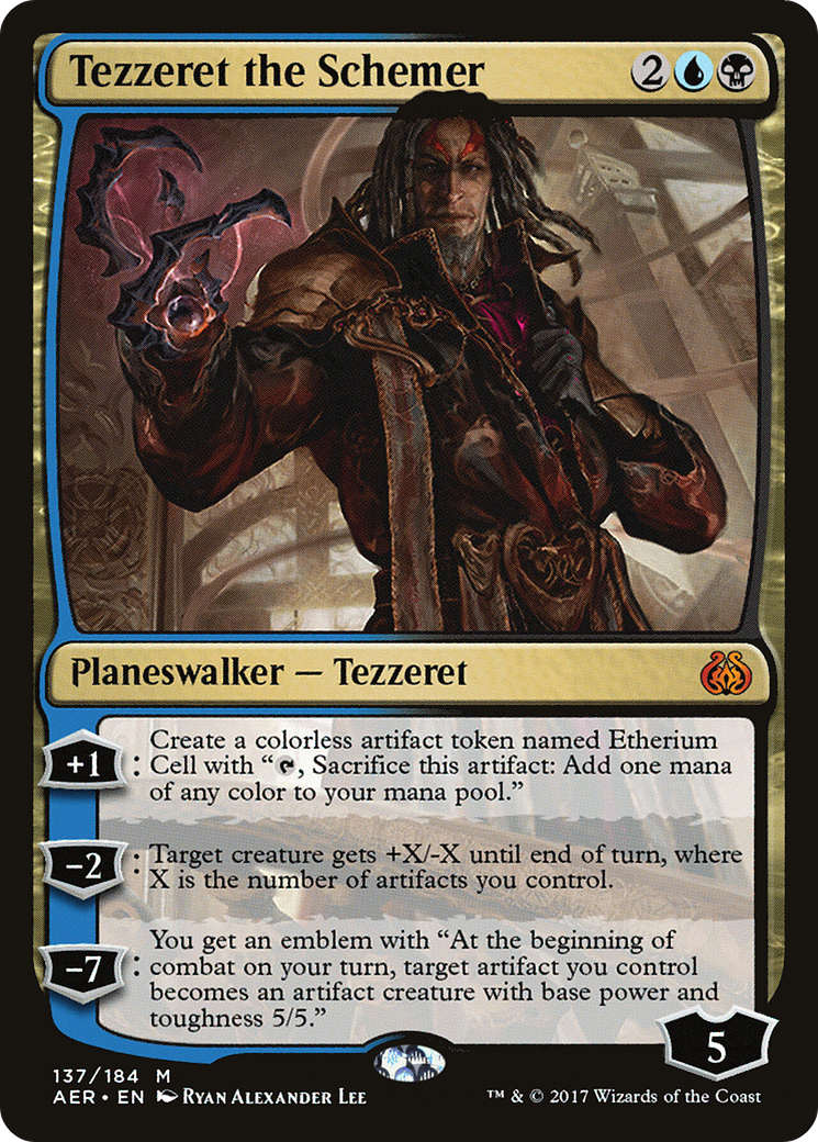 {R} Tezzeret the Schemer [Aether Revolt][AER 137] - Misty Mountain Games