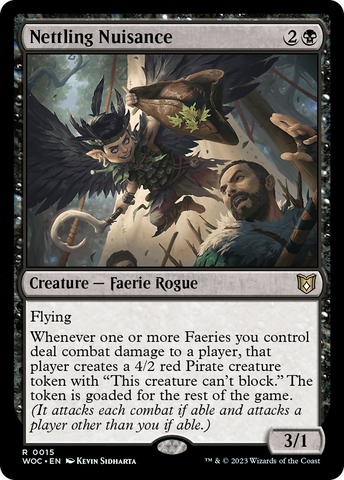 {R} Nettling Nuisance [Wilds of Eldraine Commander][WOC 015]