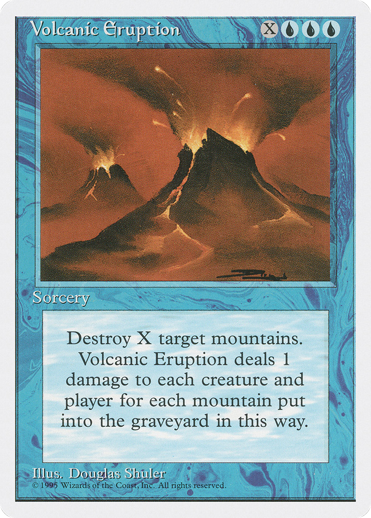 {R} Volcanic Eruption [Fourth Edition][4ED 112] - Misty Mountain Games