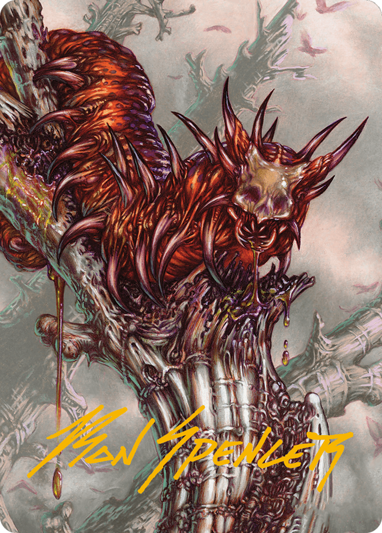 {A} Grist, Voracious Larva Art Card (Gold-Stamped Signature) [Modern Horizons 3 Art Series][GS AMH3 053]
