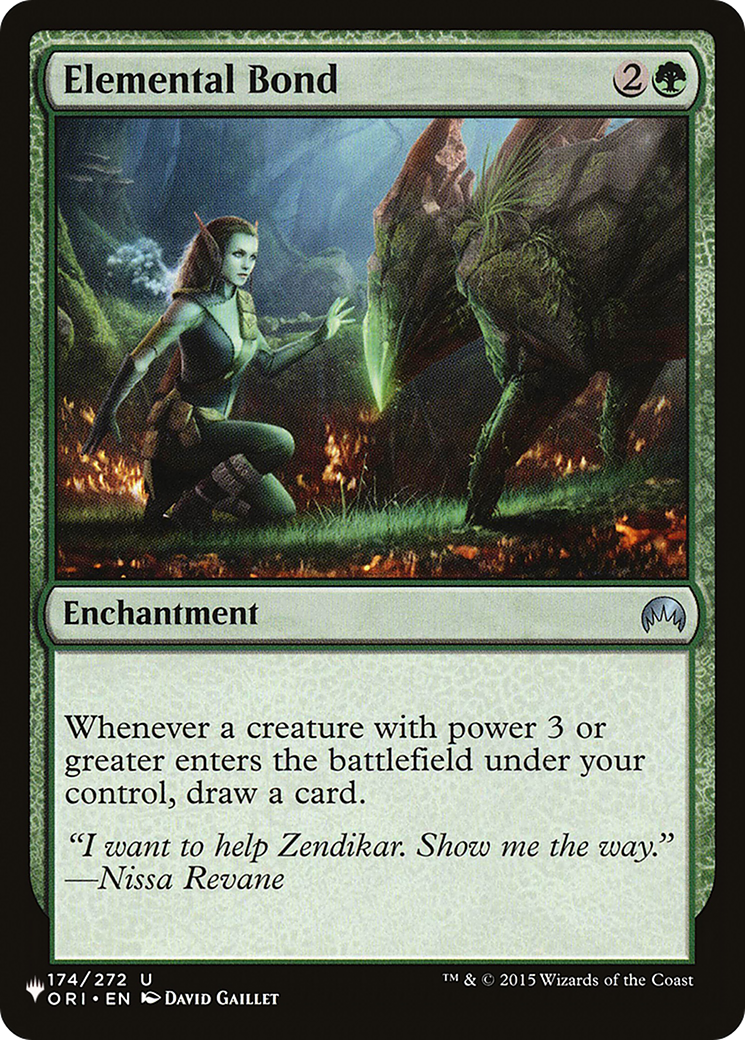 Elemental Bond [LIST 174/272]