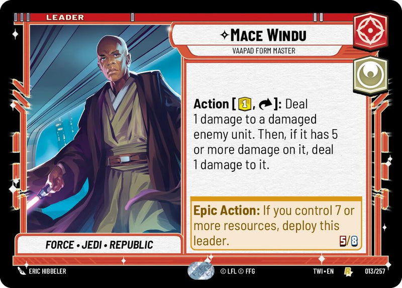 {SW-LD}Mace Windu - Vaapad Form Master (013/257) [Twilight of the Republic]