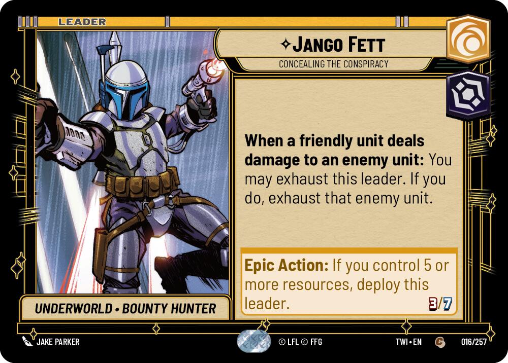 {SW-LD}Jango Fett - Concealing the Conspiracy (016/257) [Twilight of the Republic]