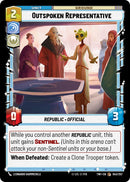 {SW-C}Outspoken Representative (043/257) [Twilight of the Republic]