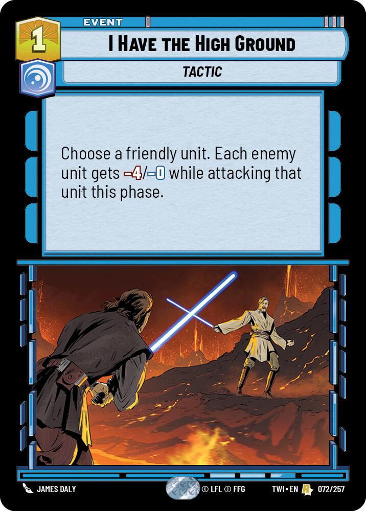 {SW-R}I Have The High Ground (072/257) [Twilight of the Republic]