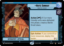{SW-LD}Nute Gunray - Vindictive Viceroy (002/257) [Twilight of the Republic]