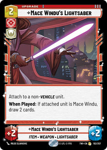 {SW-R}Mace Windu's Lightsaber (152/257) [Twilight of the Republic]