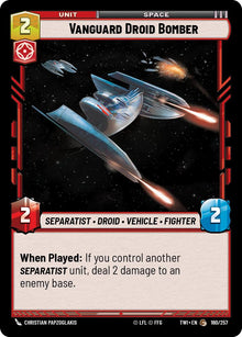 {SW-C}Vanguard Droid Bomber (160/257) [Twilight of the Republic]
