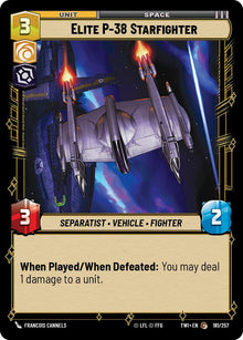 {SW-C}Elite P-38 Starfighter (181/257) [Twilight of the Republic]