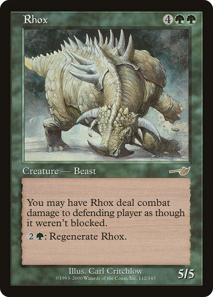 {R} Rhox [Nemesis][NEM 112] - Misty Mountain Games